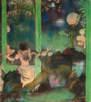 Edgar Degas : At the Cafe des Ambassadeurs II